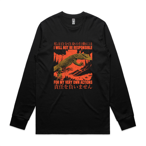 My Own Actions Tee by Lonely Kids Club. All clothing from our T-shirts to our shorts and hoodies are ethically made, and printed packed and shipped from Sydney.