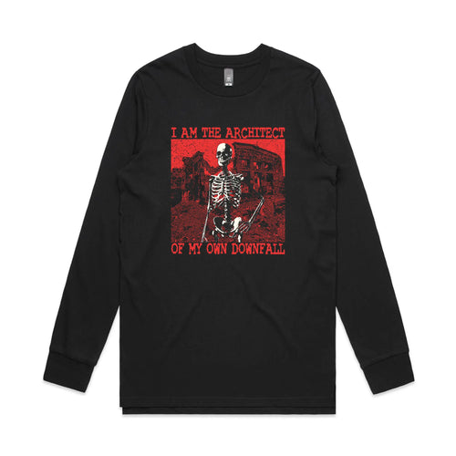 My Own Downfall Tee by Lonely Kids Club. All clothing from our T-shirts to our shorts and hoodies are ethically made, and printed packed and shipped from Sydney.