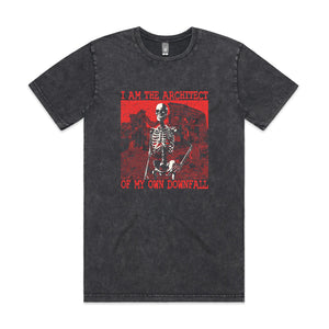 My Own Downfall Tee by Lonely Kids Club. All clothing from our T-shirts to our shorts and hoodies are ethically made, and printed packed and shipped from Sydney.