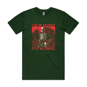 My Own Downfall Tee by Lonely Kids Club. All clothing from our T-shirts to our shorts and hoodies are ethically made, and printed packed and shipped from Sydney.