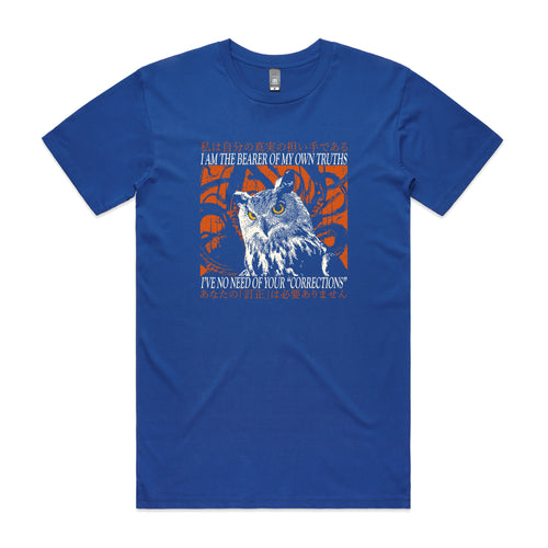 My Own Truths Tee by Lonely Kids Club. All clothing from our T-shirts to our shorts and hoodies are ethically made, and printed packed and shipped from Sydney.