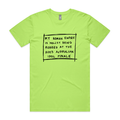 My Roman Empire Tee by Lonely Kids Club. All clothing from our T-shirts to our shorts and hoodies are ethically made, and printed packed and shipped from Sydney.