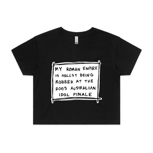 My Roman Empire Tee by Lonely Kids Club. All clothing from our T-shirts to our shorts and hoodies are ethically made, and printed packed and shipped from Sydney.