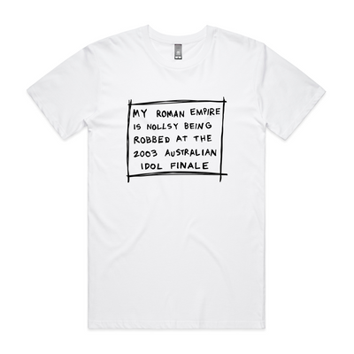 My Roman Empire Tee by Lonely Kids Club. All clothing from our T-shirts to our shorts and hoodies are ethically made, and printed packed and shipped from Sydney.
