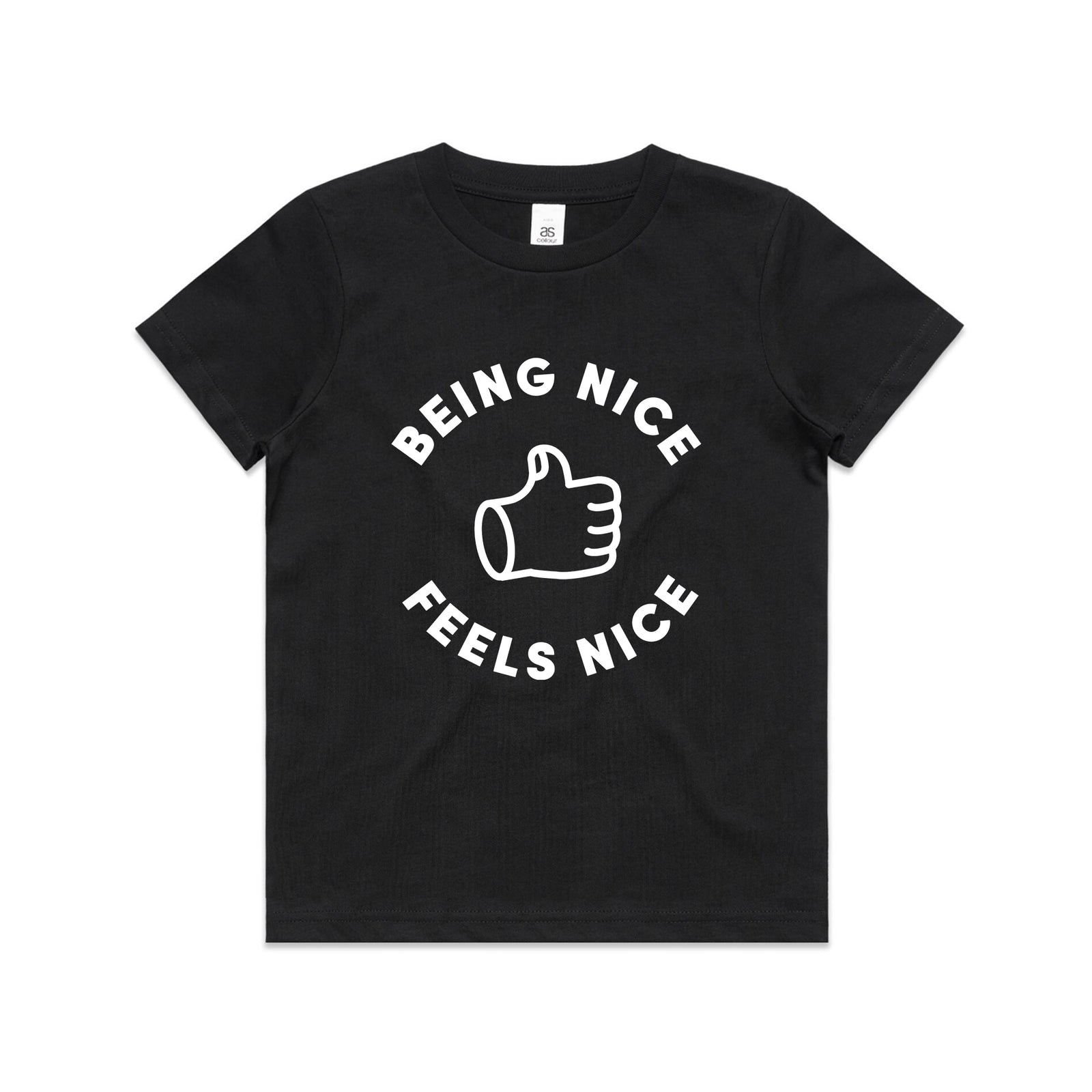 Being Nice Feels Nice Kids Tee
