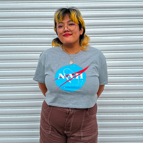 Nah Tee by Lonely Kids Club. All clothing from our T-shirts to our shorts and hoodies are ethically made, and printed packed and shipped from Sydney.