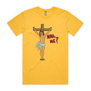 Nail Me Tee by Lonely Kids Club. All clothing from our T-shirts to our shorts and hoodies are ethically made, and printed packed and shipped from Sydney.