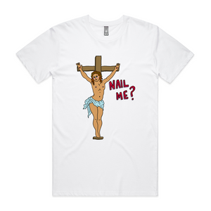 Nail Me Tee by Lonely Kids Club. All clothing from our T-shirts to our shorts and hoodies are ethically made, and printed packed and shipped from Sydney.
