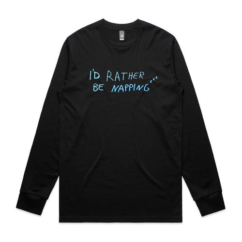 Napping Tee by Lonely Kids Club. All clothing from our T-shirts to our shorts and hoodies are ethically made, and printed packed and shipped from Sydney.