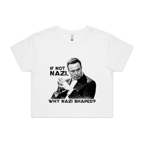 Nazi Shaped Tee by Lonely Kids Club. All clothing from our T-shirts to our shorts and hoodies are ethically made, and printed packed and shipped from Sydney.
