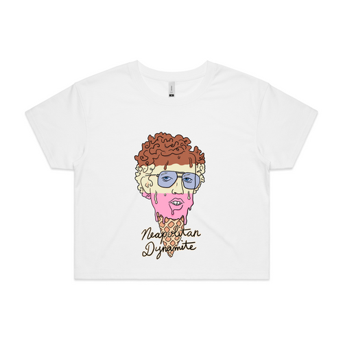 Neapolitan Dynamite Tee by Lonely Kids Club. All clothing from our T-shirts to our shorts and hoodies are ethically made, and printed packed and shipped from Sydney.