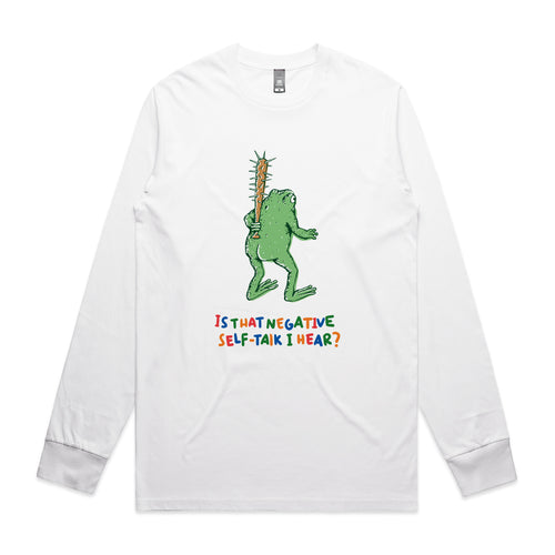 Negative Self Talk Tee by Lonely Kids Club. All clothing from our T-shirts to our shorts and hoodies are ethically made, and printed packed and shipped from Sydney.