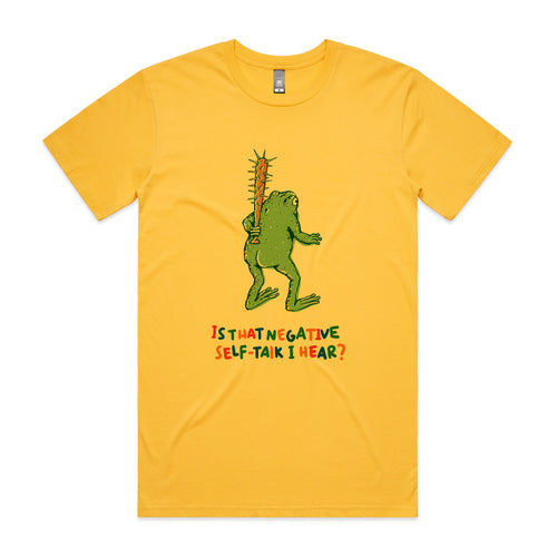 Negative Self Talk Tee by Lonely Kids Club. All clothing from our T-shirts to our shorts and hoodies are ethically made, and printed packed and shipped from Sydney.