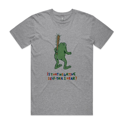 Negative Self Talk Tee by Lonely Kids Club. All clothing from our T-shirts to our shorts and hoodies are ethically made, and printed packed and shipped from Sydney.