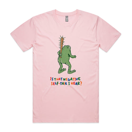 Negative Self Talk Tee by Lonely Kids Club. All clothing from our T-shirts to our shorts and hoodies are ethically made, and printed packed and shipped from Sydney.