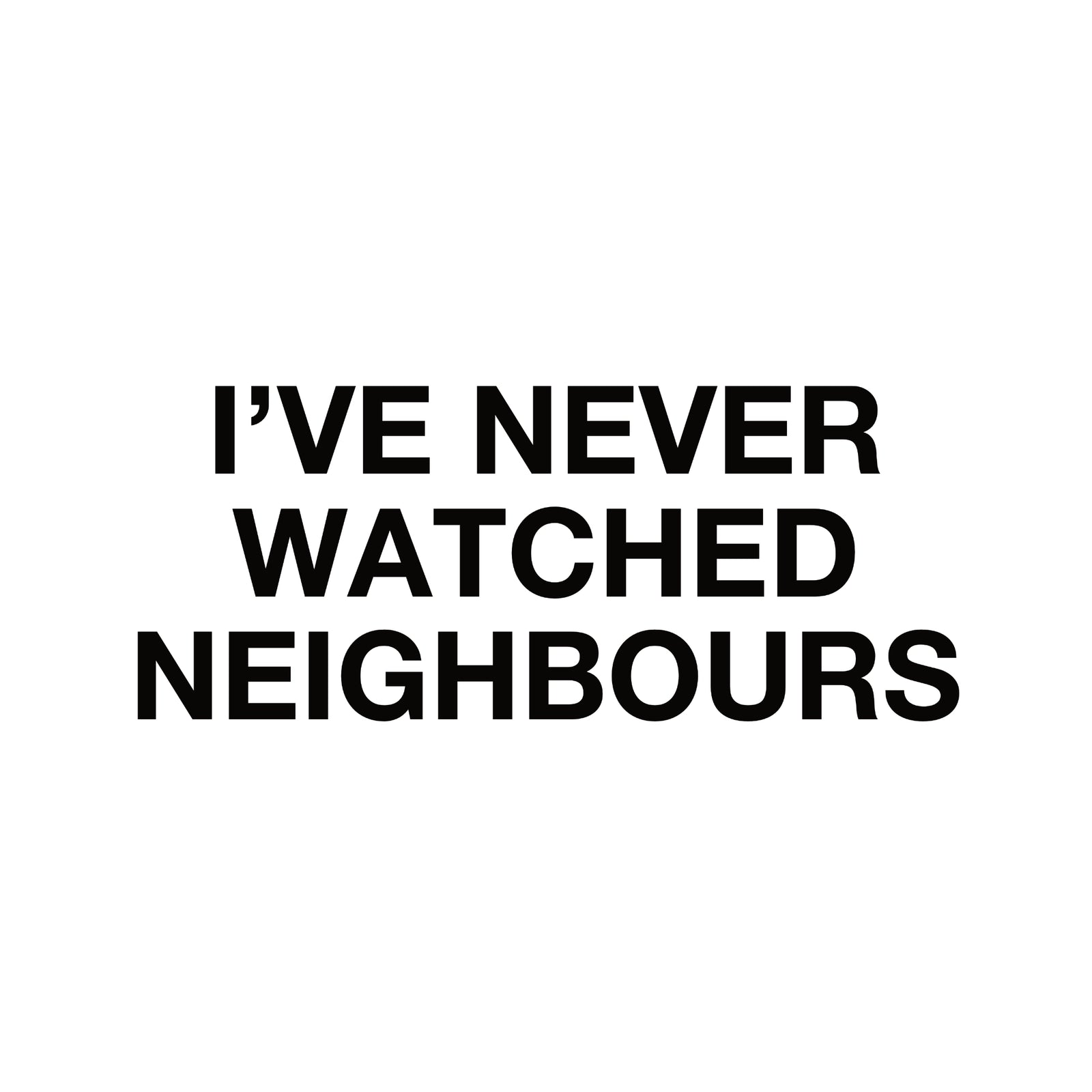 Neighbours TV Tee