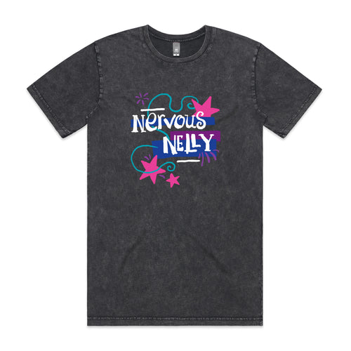 Nervous Nelly Tee by Lonely Kids Club. All clothing from our T-shirts to our shorts and hoodies are ethically made, and printed packed and shipped from Sydney.