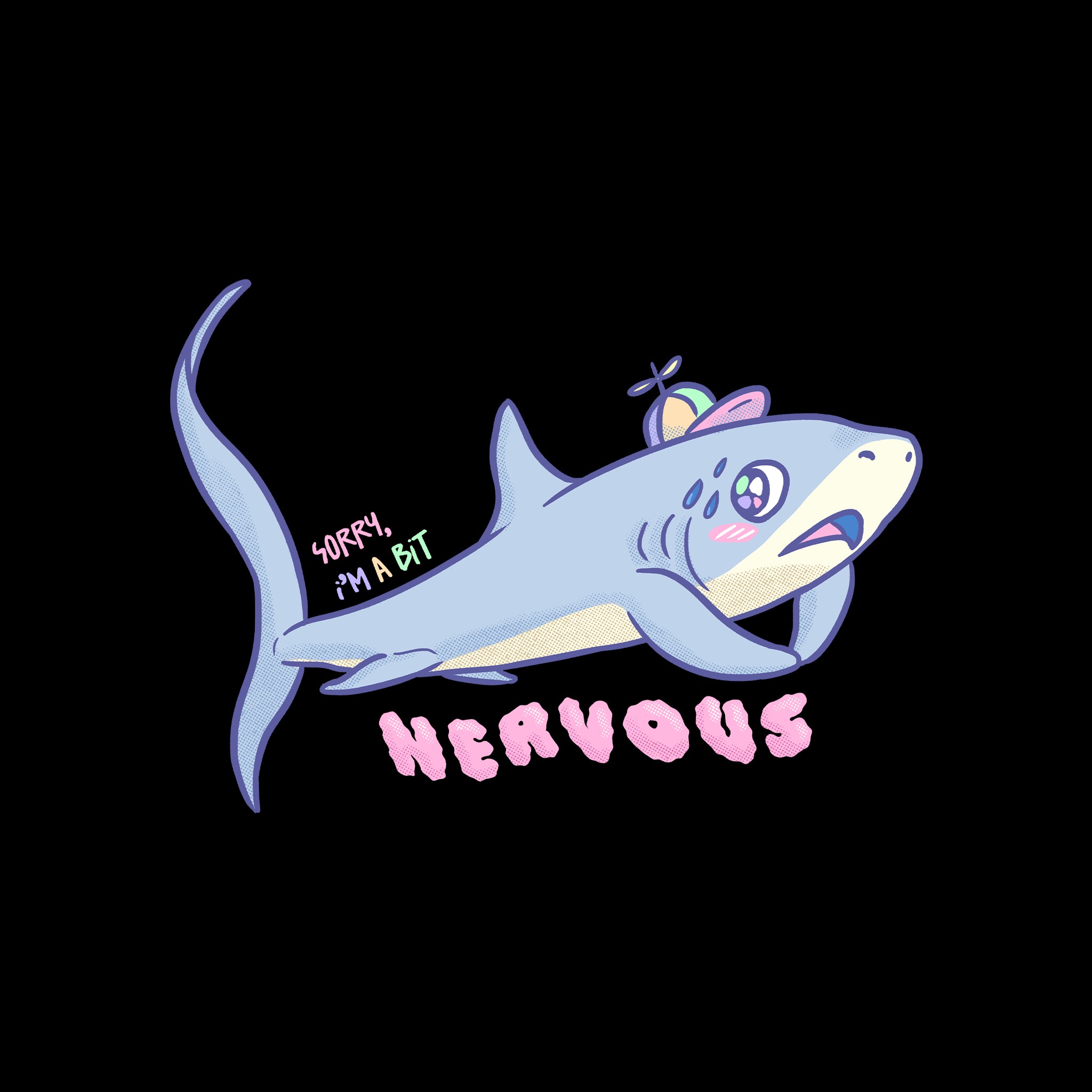 Nervous Shark Tee
