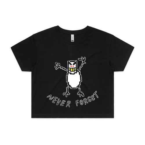 Never Forget by Lonely Kids Club. All clothing from our T-shirts to our shorts and hoodies are ethically made, and printed packed and shipped from Sydney.