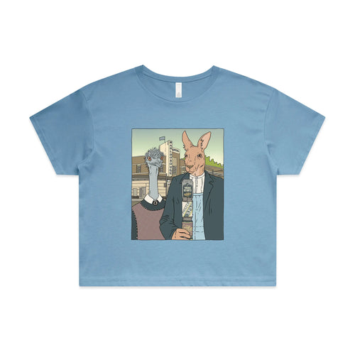 Newtown Gothic Tee by Lonely Kids Club. All clothing from our T-shirts to our shorts and hoodies are ethically made, and printed packed and shipped from Sydney.
