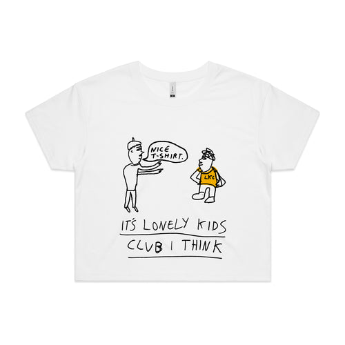 Nice T-Shirt by Lonely Kids Club. All clothing from our T-shirts to our shorts and hoodies are ethically made, and printed packed and shipped from Sydney.
