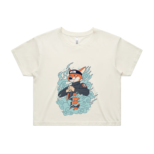 Ninja Fox Tee by Lonely Kids Club. All clothing from our T-shirts to our shorts and hoodies are ethically made, and printed packed and shipped from Sydney.
