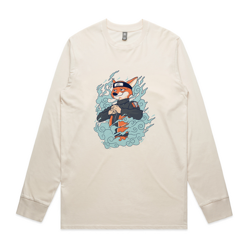 Ninja Fox Tee by Lonely Kids Club. All clothing from our T-shirts to our shorts and hoodies are ethically made, and printed packed and shipped from Sydney.