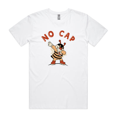 No Cap Tee by Lonely Kids Club. All clothing from our T-shirts to our shorts and hoodies are ethically made, and printed packed and shipped from Sydney.