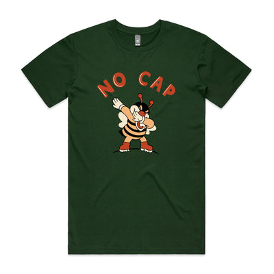 No Cap Tee by Lonely Kids Club. All clothing from our T-shirts to our shorts and hoodies are ethically made, and printed packed and shipped from Sydney.