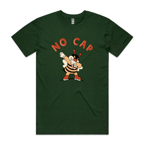 No Cap Tee by Lonely Kids Club. All clothing from our T-shirts to our shorts and hoodies are ethically made, and printed packed and shipped from Sydney.
