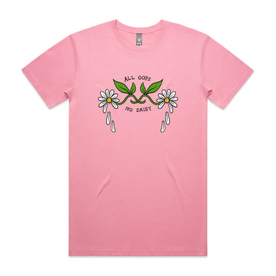 No Daisy Tee by Lonely Kids Club. All clothing from our T-shirts to our shorts and hoodies are ethically made, and printed packed and shipped from Sydney.
