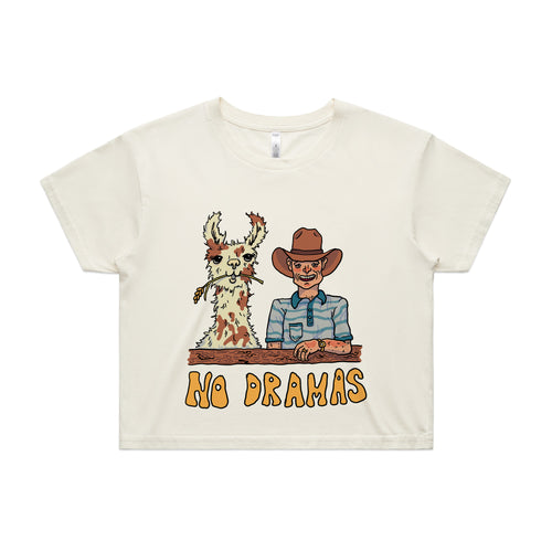 No Dramas Tee by Lonely Kids Club. All clothing from our T-shirts to our shorts and hoodies are ethically made, and printed packed and shipped from Sydney.