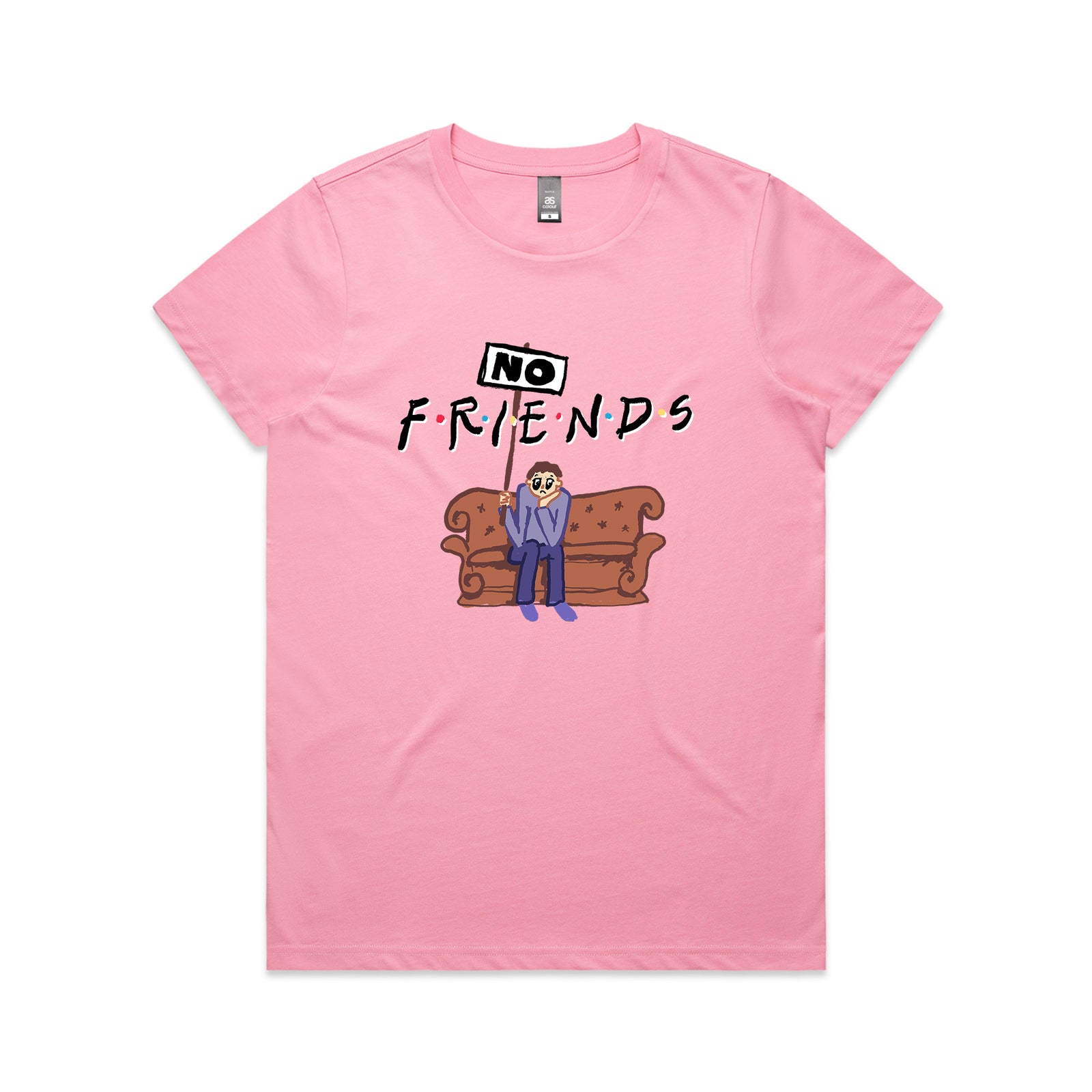 No Friends Tee