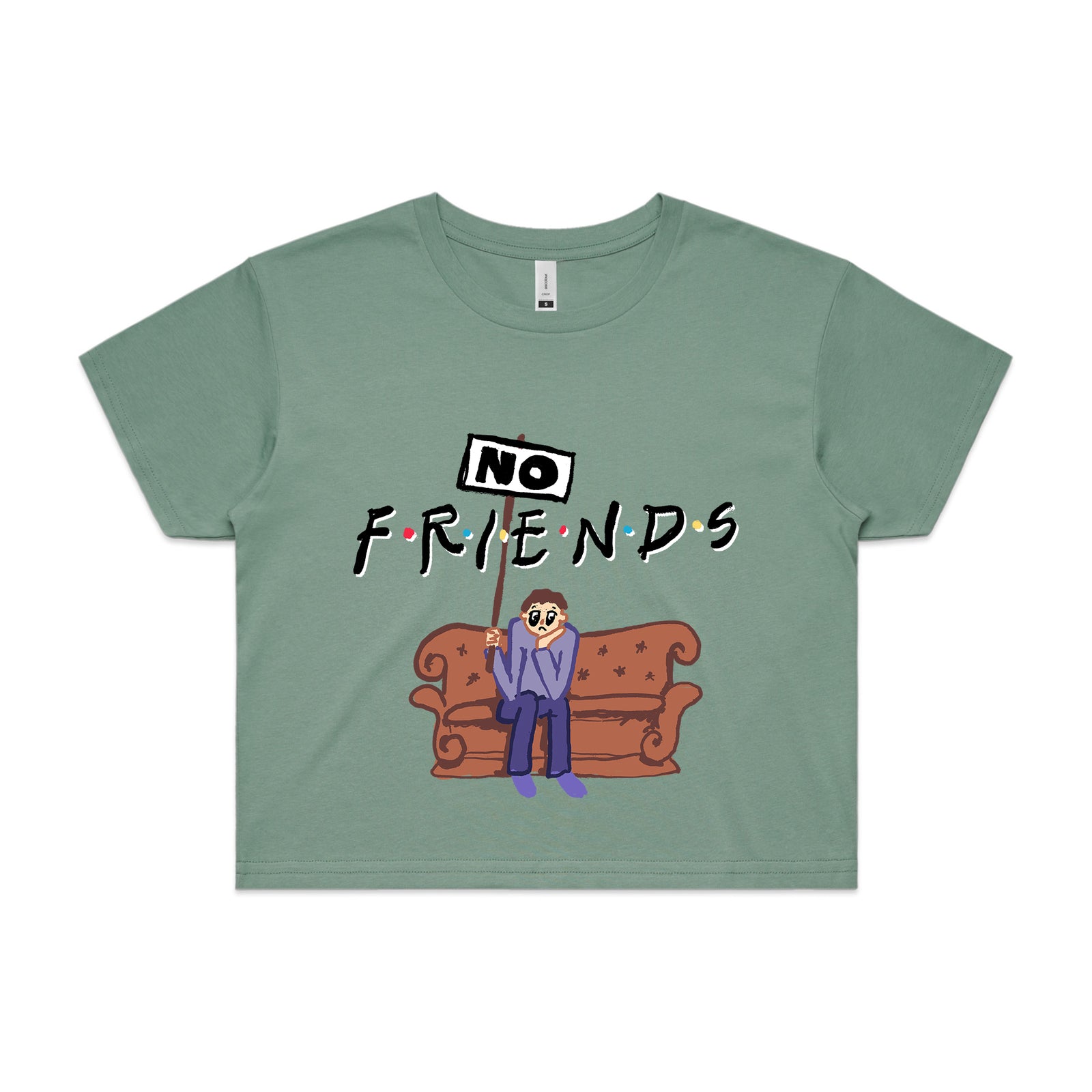 No Friends Tee