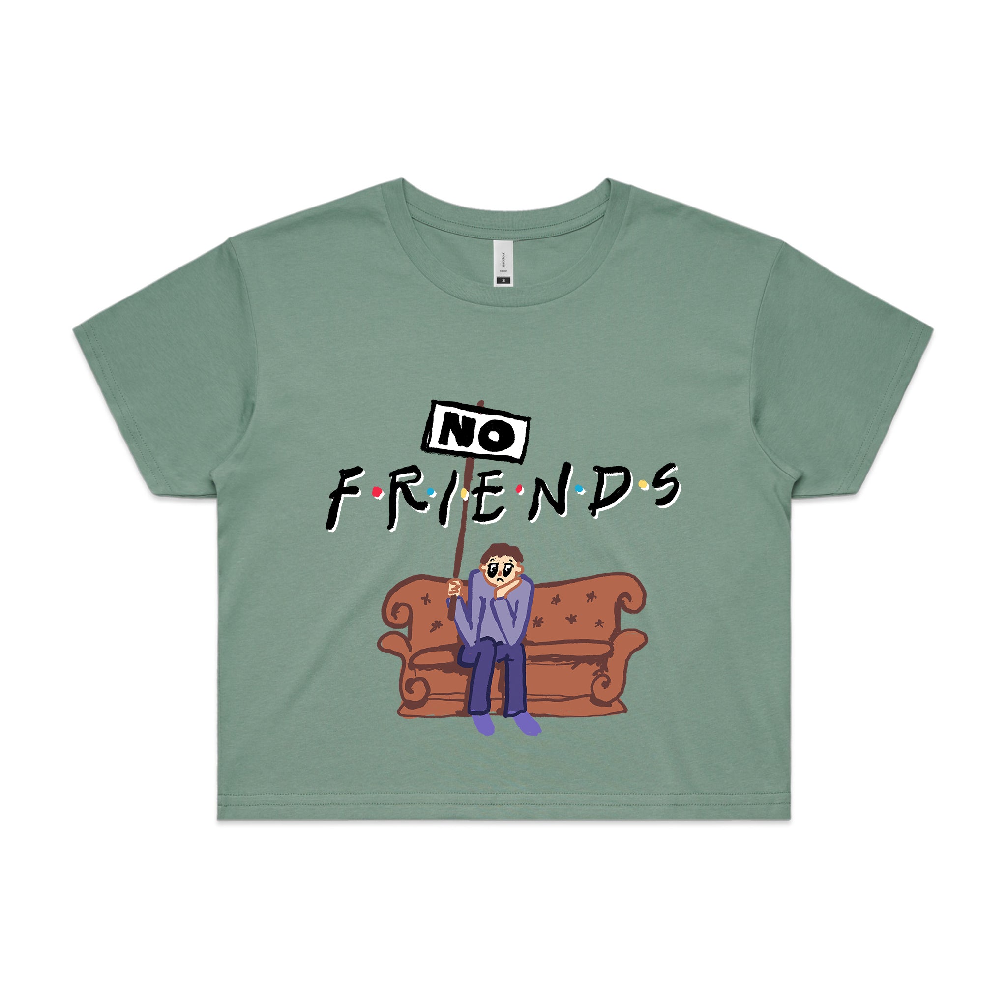 No Friends Tee