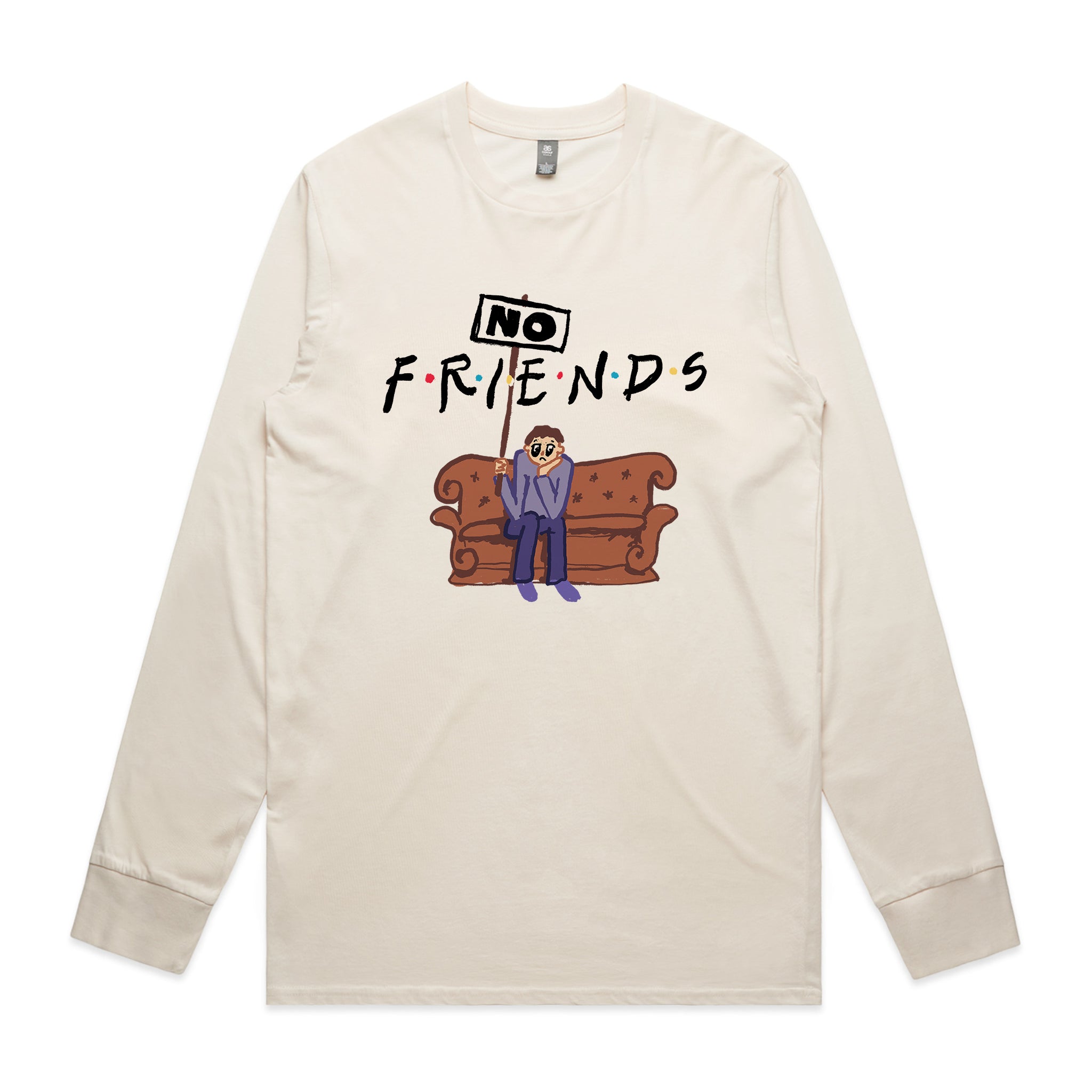 No Friends Tee