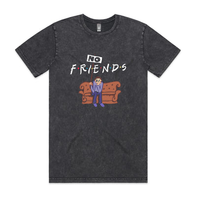 No Friends Tee by Lonely Kids Club. All clothing from our T-shirts to our shorts and hoodies are ethically made, and printed packed and shipped from Sydney.