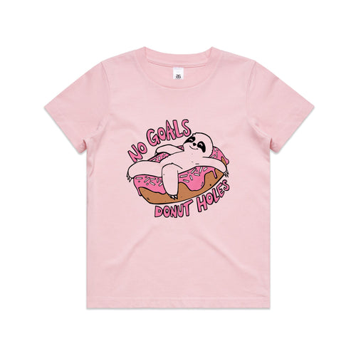 No Goals Kids Tee by Lonely Kids Club. All clothing from our T-shirts to our shorts and hoodies are ethically made, and printed packed and shipped from Sydney.