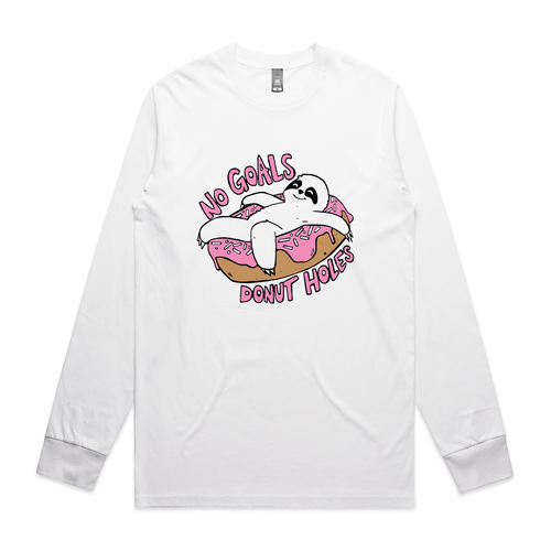 No Goals Tee by Lonely Kids Club. All clothing from our T-shirts to our shorts and hoodies are ethically made, and printed packed and shipped from Sydney.