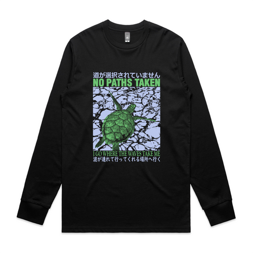 No Paths Taken Tee by Lonely Kids Club. All clothing from our T-shirts to our shorts and hoodies are ethically made, and printed packed and shipped from Sydney.