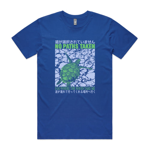 No Paths Taken Tee by Lonely Kids Club. All clothing from our T-shirts to our shorts and hoodies are ethically made, and printed packed and shipped from Sydney.