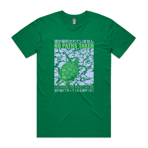 No Paths Taken Tee by Lonely Kids Club. All clothing from our T-shirts to our shorts and hoodies are ethically made, and printed packed and shipped from Sydney.