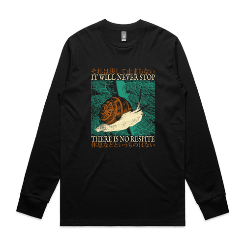 No Respite Tee by Lonely Kids Club. All clothing from our T-shirts to our shorts and hoodies are ethically made, and printed packed and shipped from Sydney.