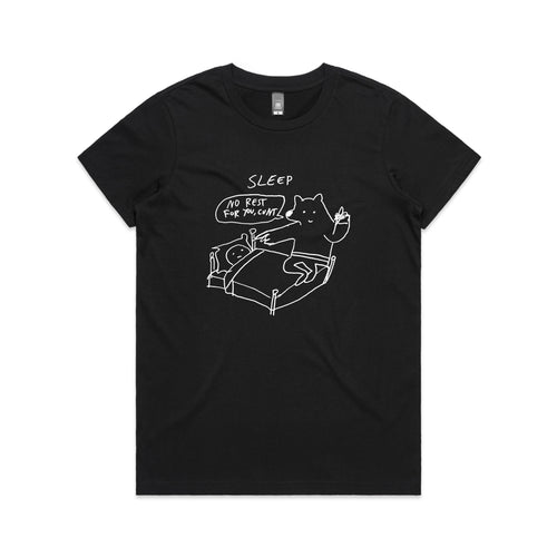 No Rest Tee by Lonely Kids Club. All clothing from our T-shirts to our shorts and hoodies are ethically made, and printed packed and shipped from Sydney.