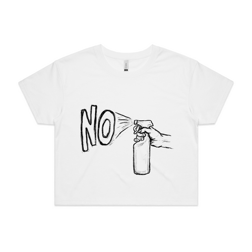 No Spray Tee by Lonely Kids Club. All clothing from our T-shirts to our shorts and hoodies are ethically made, and printed packed and shipped from Sydney.