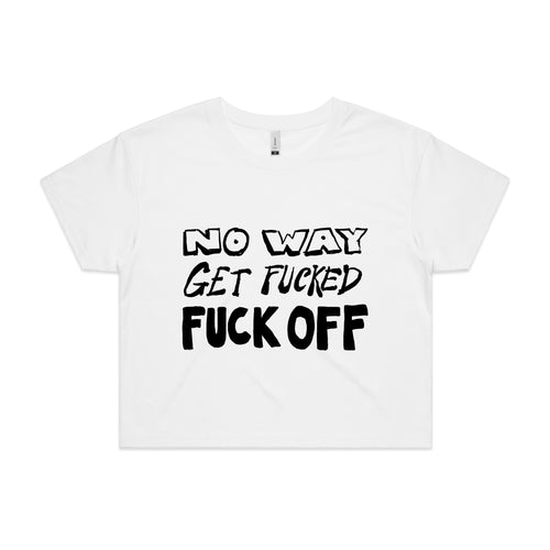 No Way Tee by Lonely Kids Club. All clothing from our T-shirts to our shorts and hoodies are ethically made, and printed packed and shipped from Sydney.