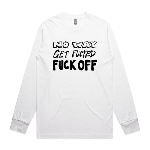 No Way Tee by Lonely Kids Club. All clothing from our T-shirts to our shorts and hoodies are ethically made, and printed packed and shipped from Sydney.