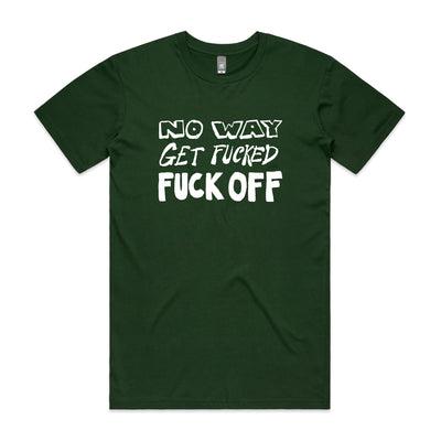 No Way Tee by Lonely Kids Club. All clothing from our T-shirts to our shorts and hoodies are ethically made, and printed packed and shipped from Sydney.