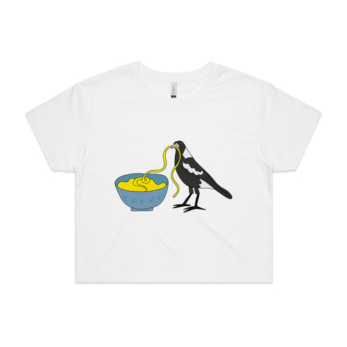 Noodle Maggie Tee by Lonely Kids Club. All clothing from our T-shirts to our shorts and hoodies are ethically made, and printed packed and shipped from Sydney.