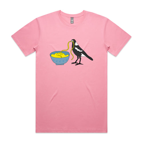 Noodle Maggie Tee by Lonely Kids Club. All clothing from our T-shirts to our shorts and hoodies are ethically made, and printed packed and shipped from Sydney.